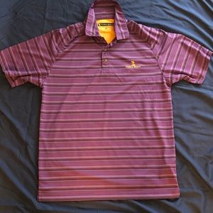 Pebble Beach Purple Men Polo Shit